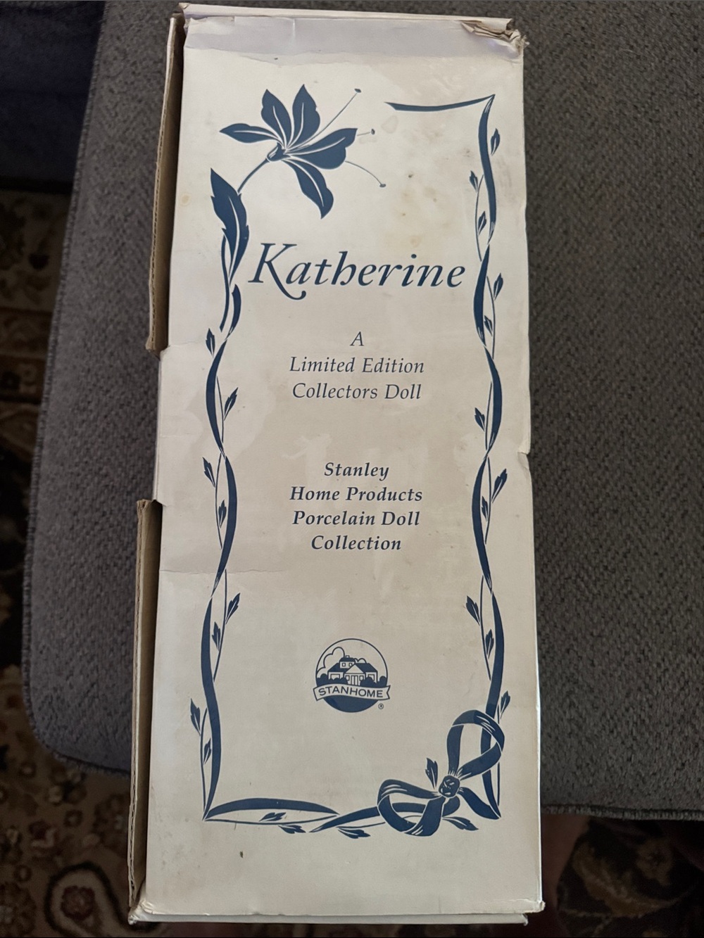 Madame Alexander Katherine Collectors Doll Box in Cream and Navy
